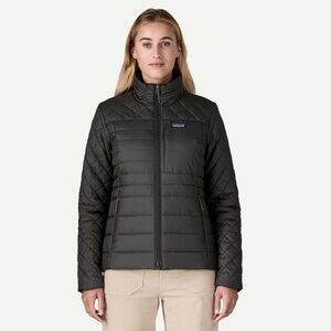 Patagonia Radalie water repellent Thermogreen-insulated jacket in dark charcoal